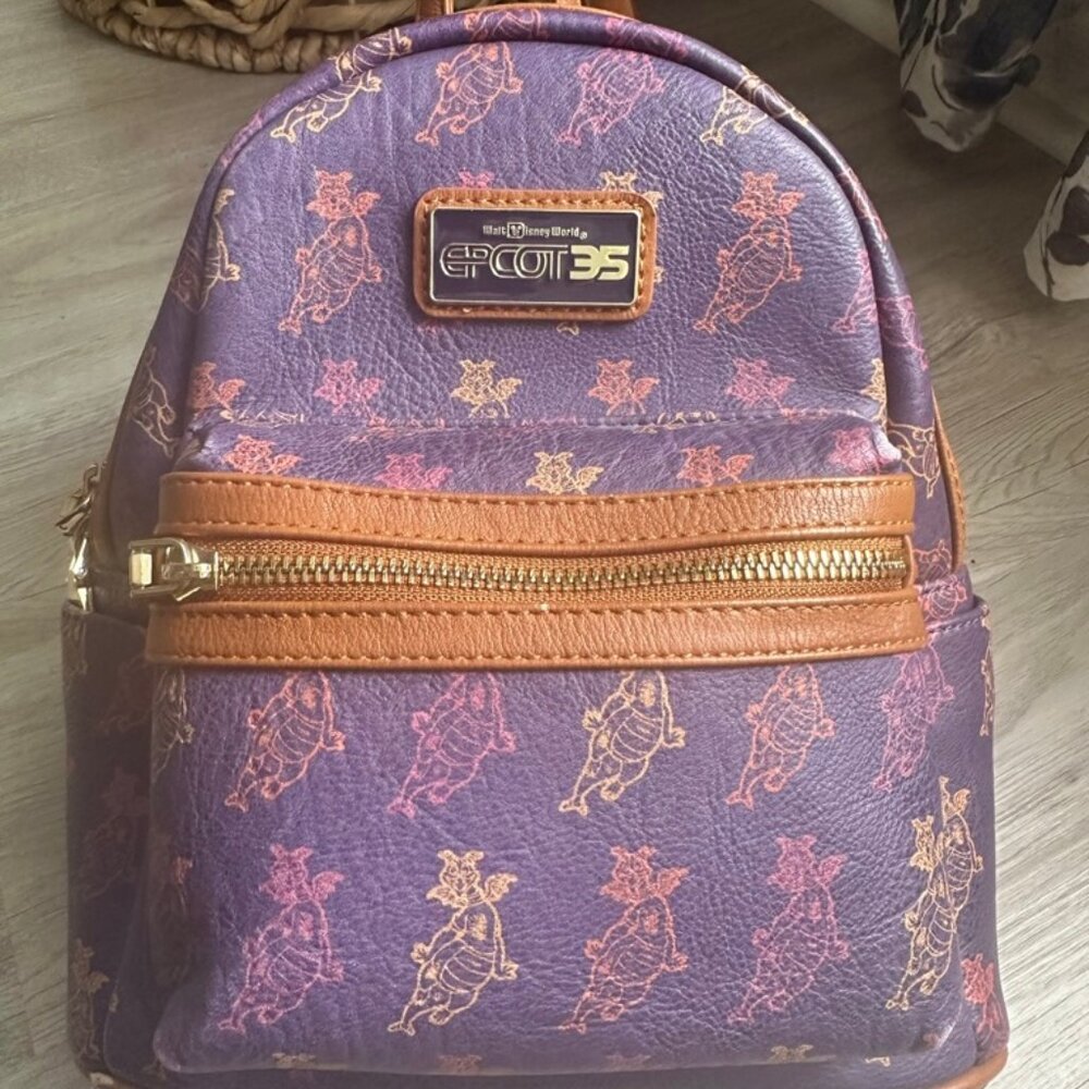 Loungefly Disney Epcot 35 Figment Backpack - RARE